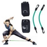 Sangles de Cheville avec Bandes de Résistance pour Entraînement Jambes & Fesses